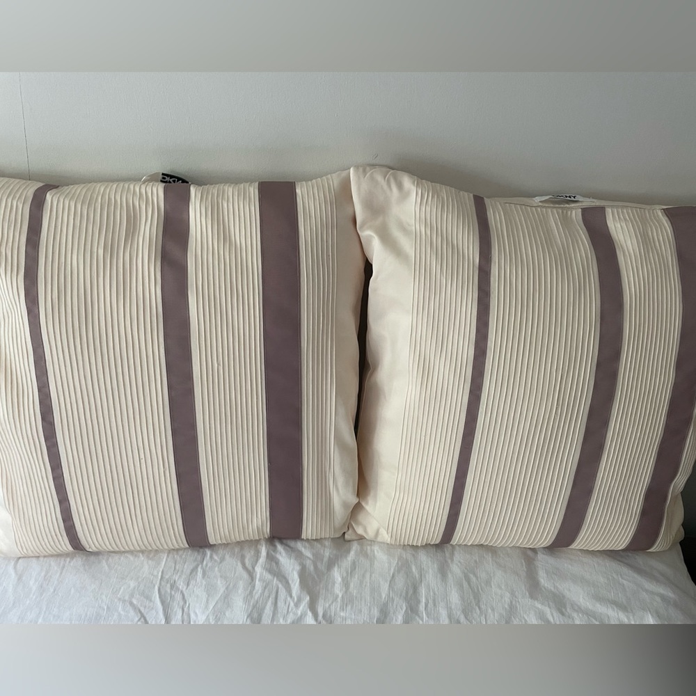 Pair DKNY pillows never used